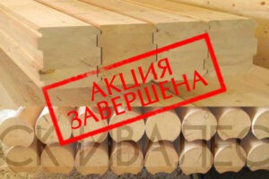 Снижение цен на строительство дома из зимнего леса